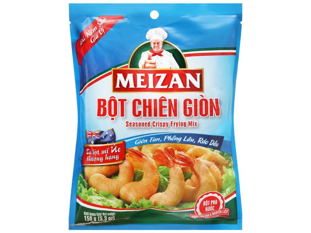 Bột Chiên Giòn Đã Nêm Sẵn Gia Vị Meizan Gói 150g siêu thị mena