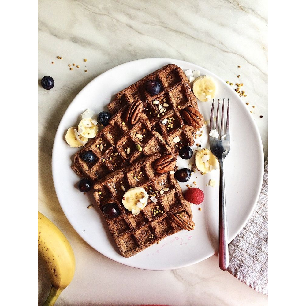 Bột Làm Bánh Waffle Trộn Sẵn Gold Bone Hộp 400g siêu thị mena
