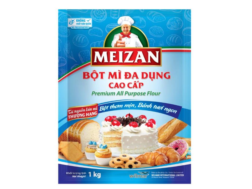 Bột Mì Bánh Mì Meizan Gói 1Kg menaselect