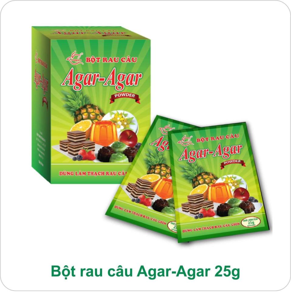 Bột Rau Câu Giòn Agar Rovin 25g