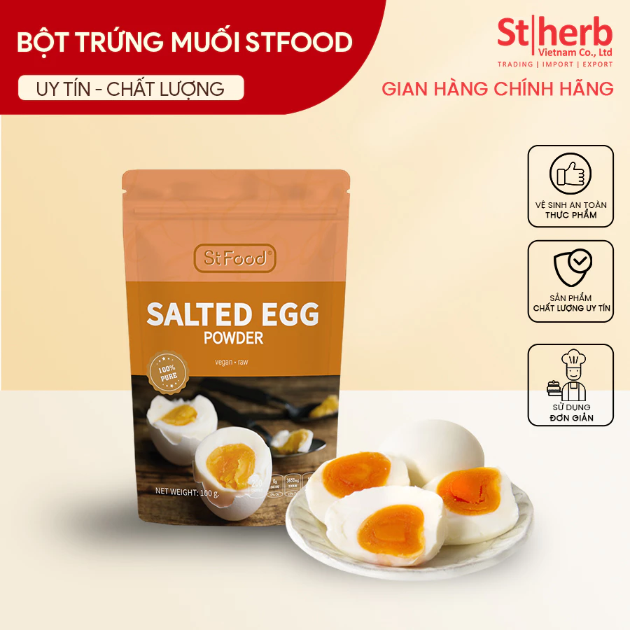 Bột Trứng Muối STFood Gói 100g