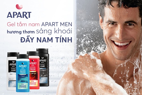 Gel Tắm Nam Apart CSTD 3in1 Chai 500ml mena gourmet market