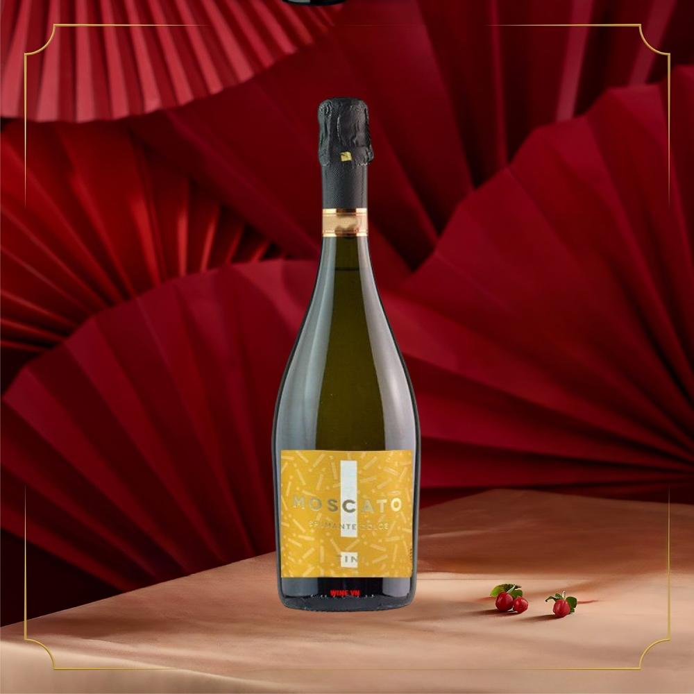 Rượu Vang Ngọt Tini Moscato Spumante Dolce Chai 750ml
