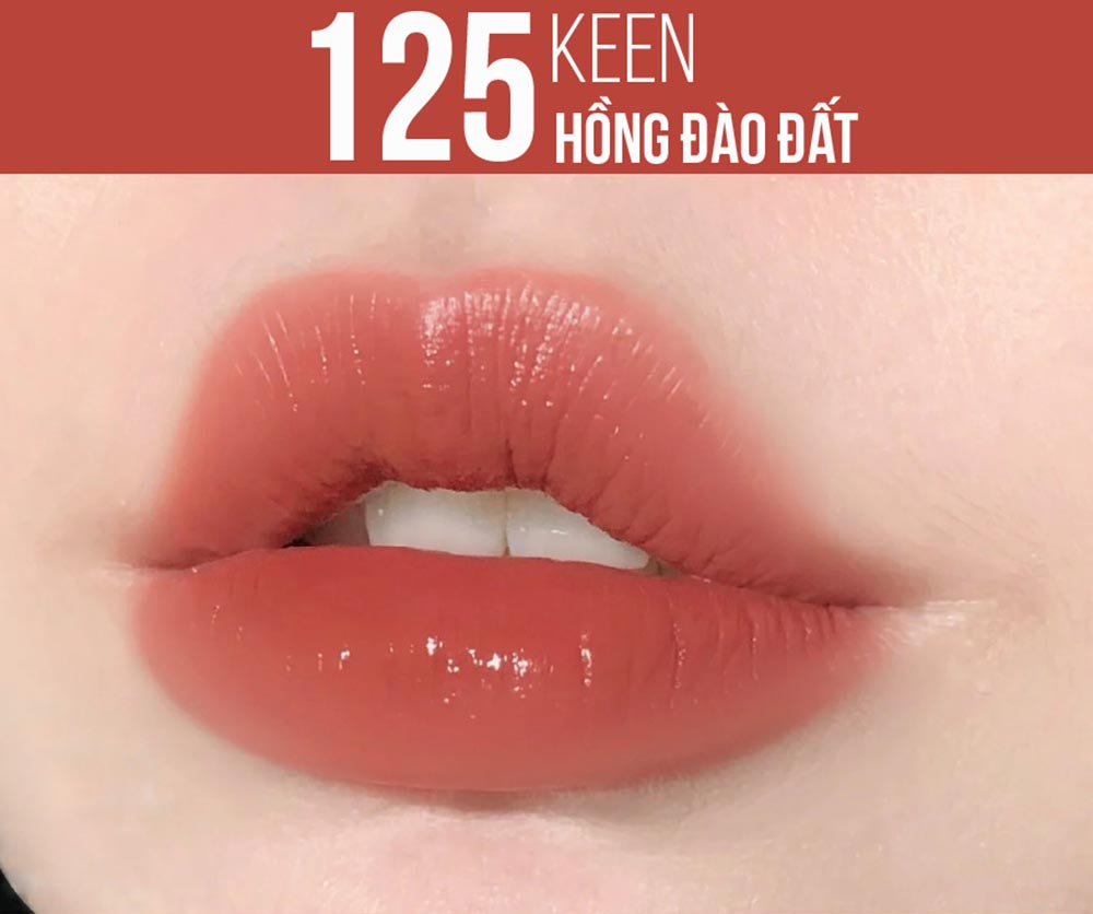Son Bóng MBL 125 Keen Hồng Đào Đất 4.2ml siêu thị mena