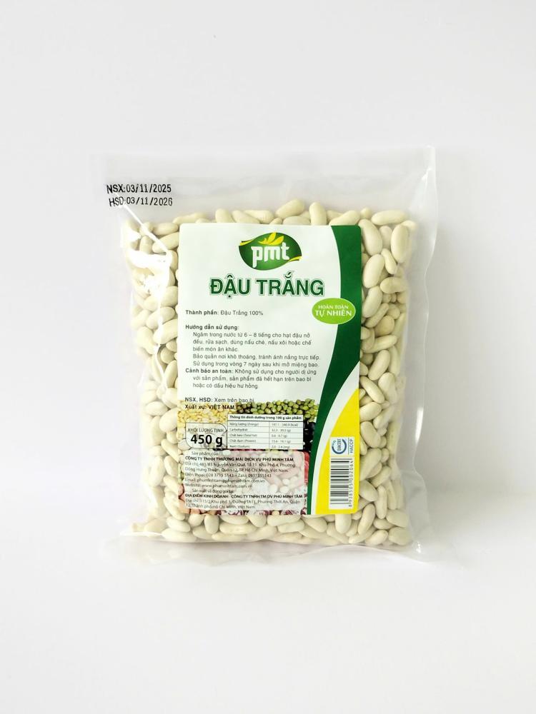 mua Đậu Trắng Phú Minh Tâm Gói 450g