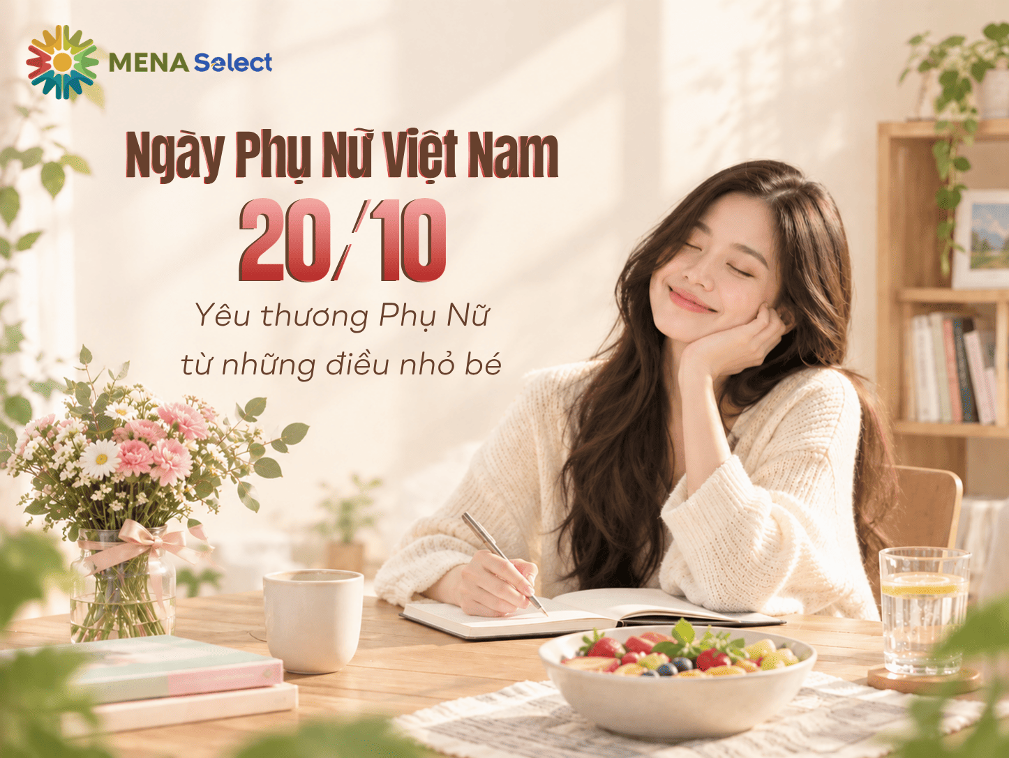 Ngày Phụ nữ Việt Nam 20/10: Yêu Thương Phụ Nữ Từ Những Điều Nhỏ Bé