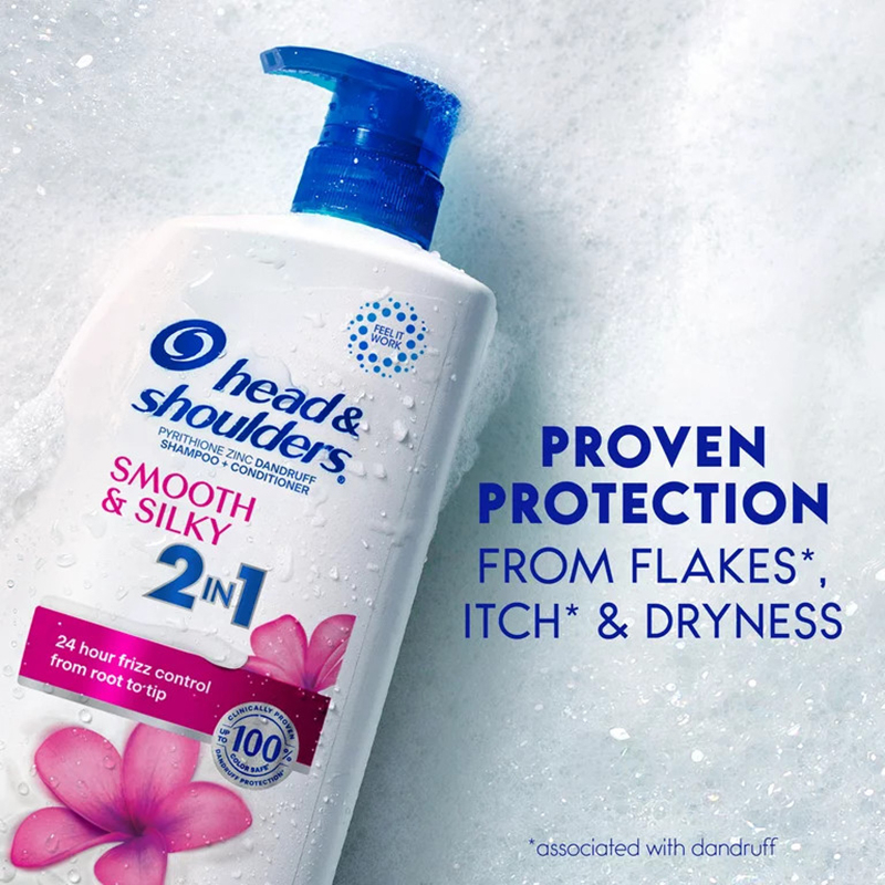 mua Gội Xả 2in1 Head & Shoulders Smooth Silky Chai 835ml
