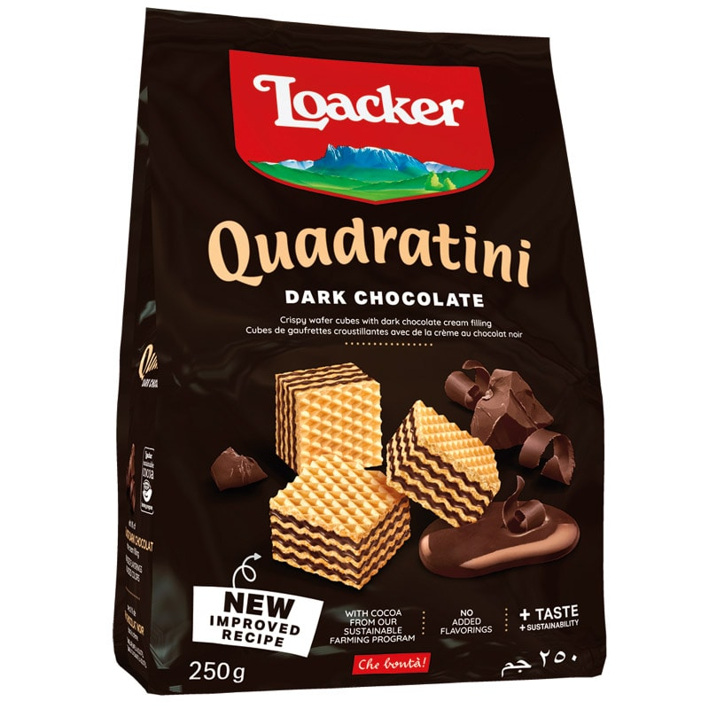Bánh Xốp Loacker Quadratini Chocolate