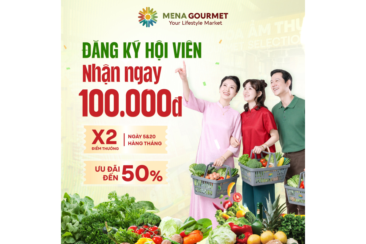 Định Danh Thành Viên - Mở Vạn Đặc Quyền Tại Mena Gourmet