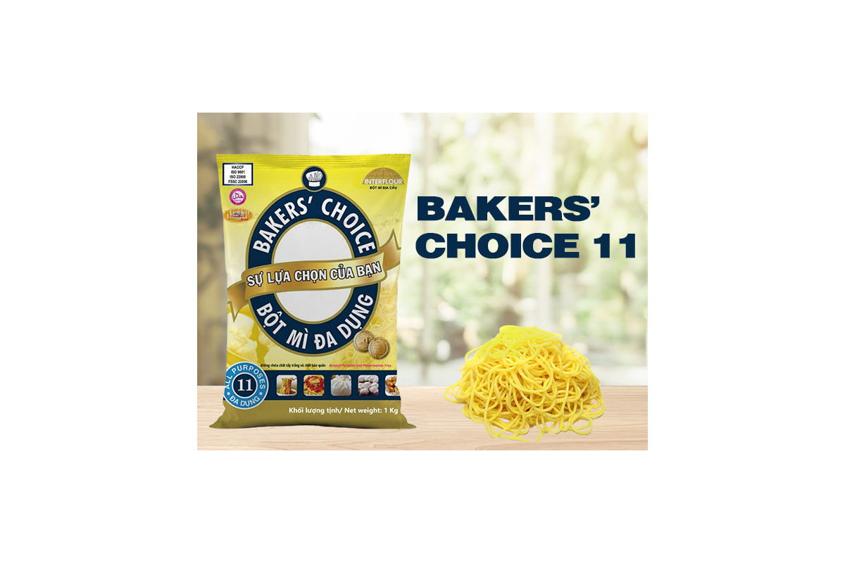 Bột Mì Bakers Choice 11 Gói 1Kg