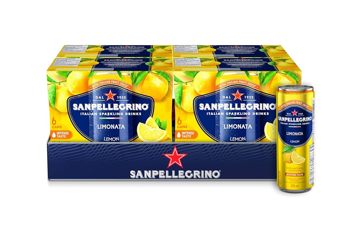 Nước Trái Cây Có Ga Chanh Lon San Pellegrino Lon 330ml
