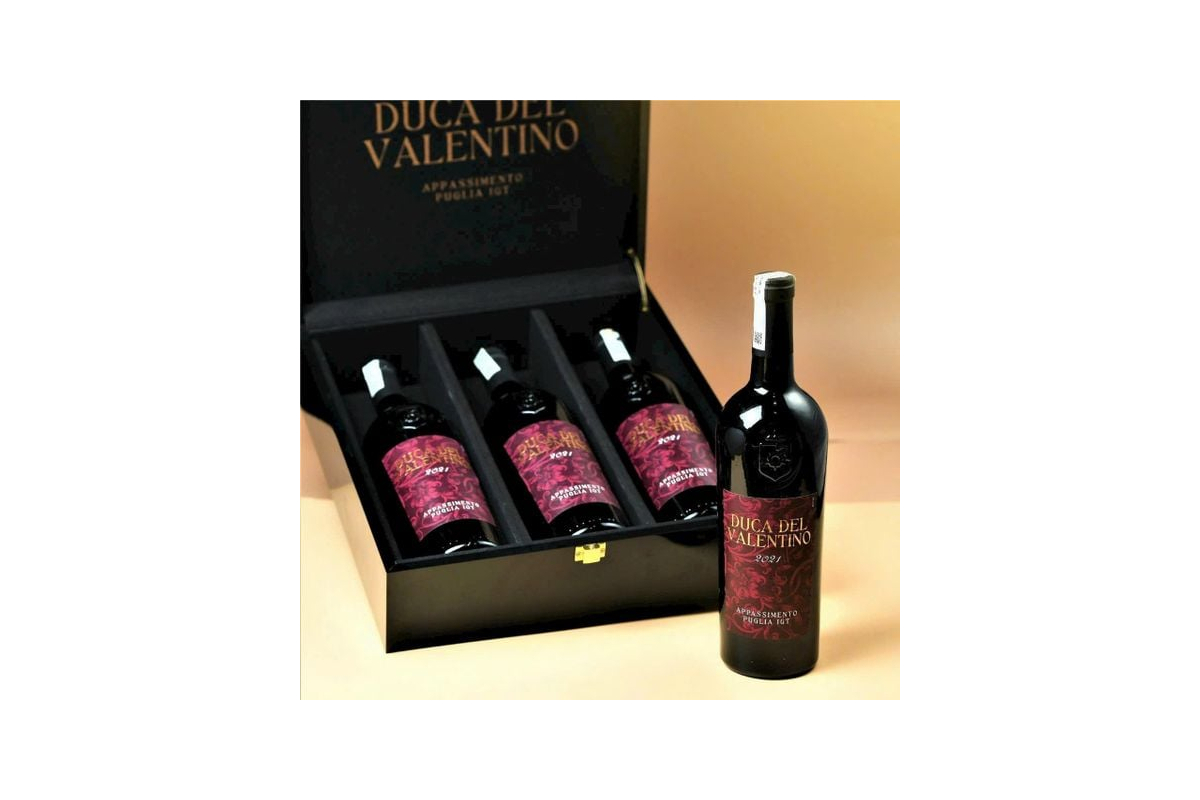 Rượu Vang Đỏ Duca Del Valentino Chai 750ml
