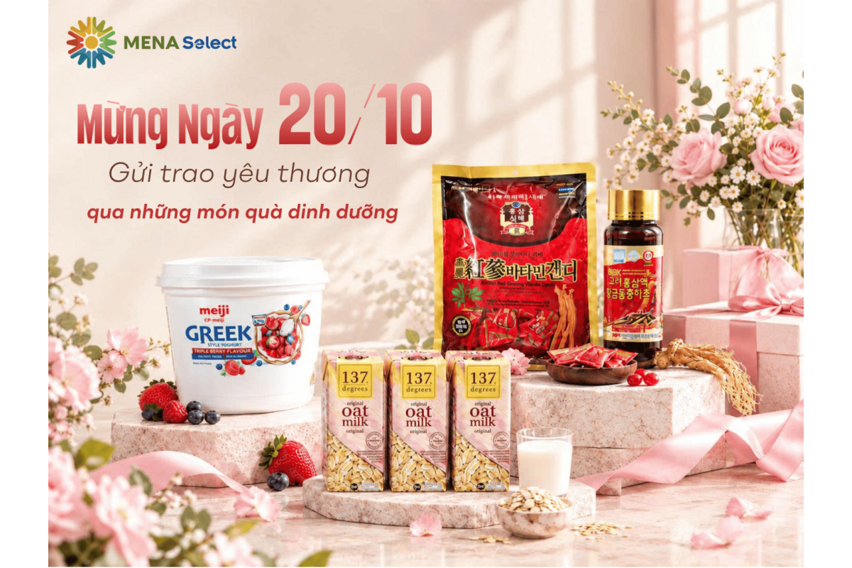 Mừng Ngày 20/10: Gửi Trao Yêu Thương Qua Những Món Quà Dinh Dưỡng