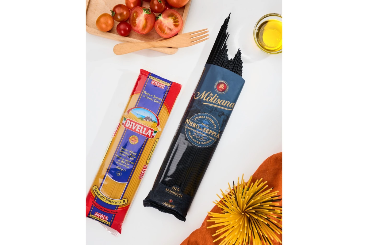 Mỳ Spaghetti Nero Di Seppia La Molisana Gói 500g