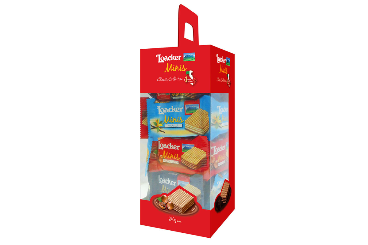 PL Bánh Xốp Loacker Minis Collection HG 240g