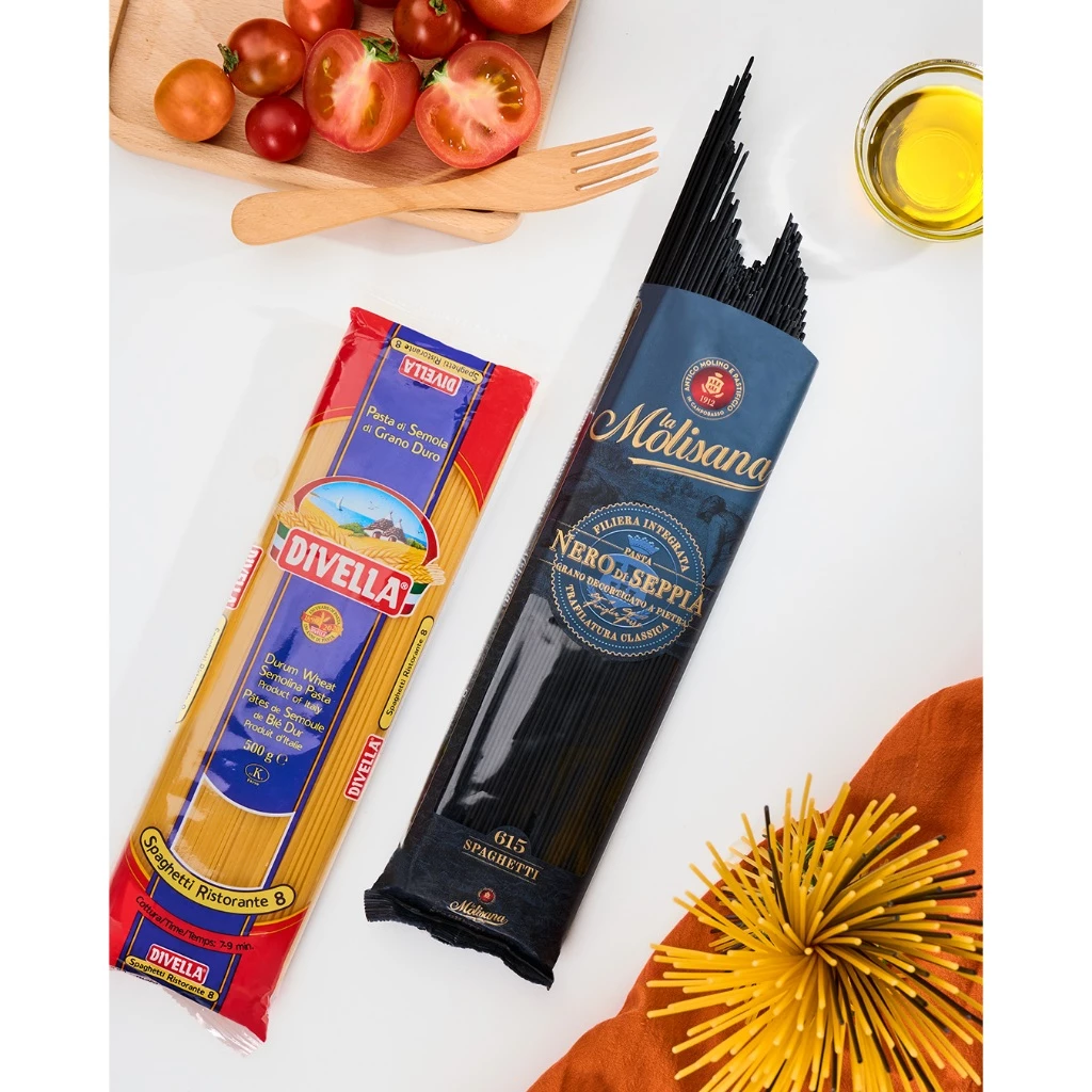 Mỳ Spaghetti Nero Di Seppia La Molisana Gói 500g