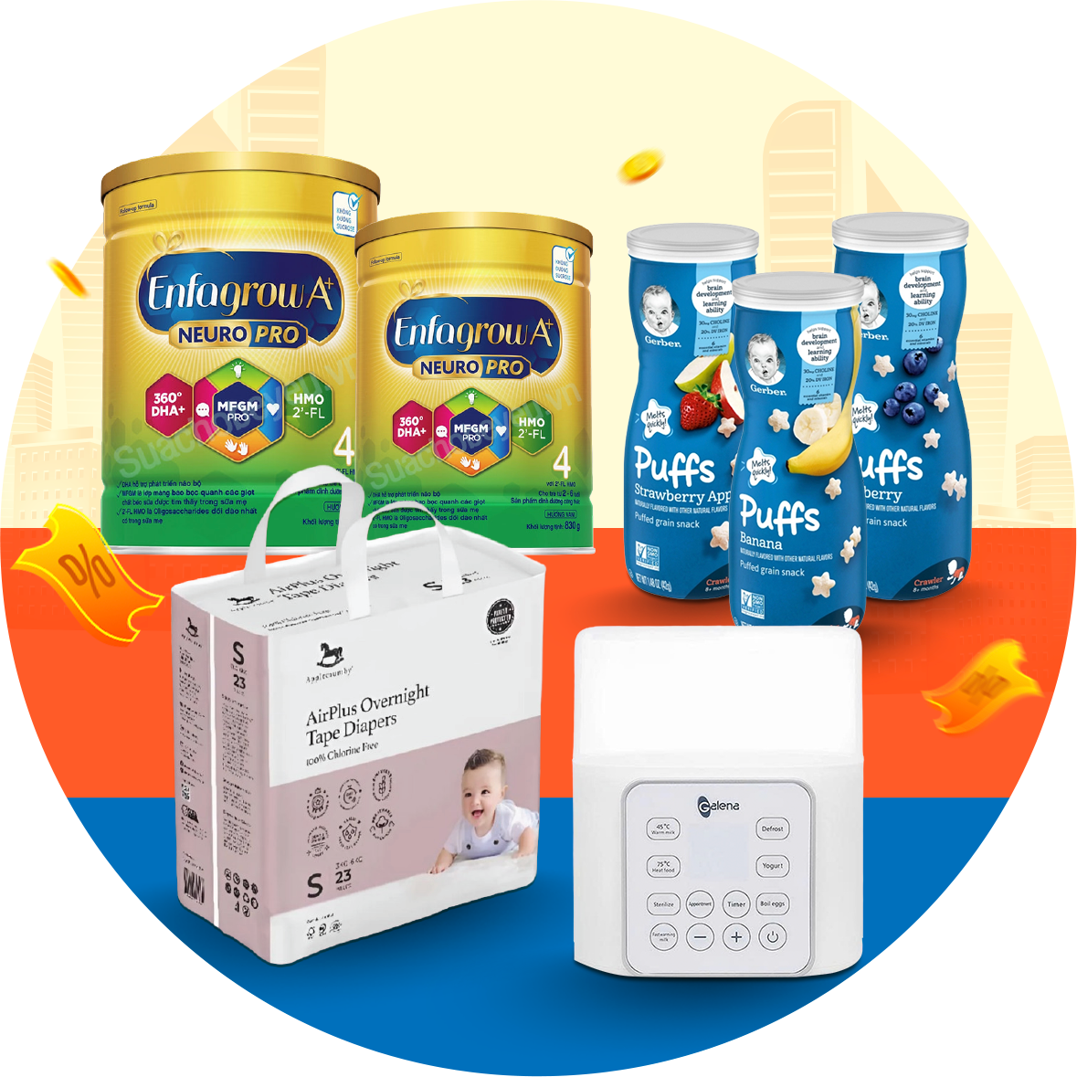 Deal Mẹ & B&eacute; - Sản Phẩm Dinh Dưỡng