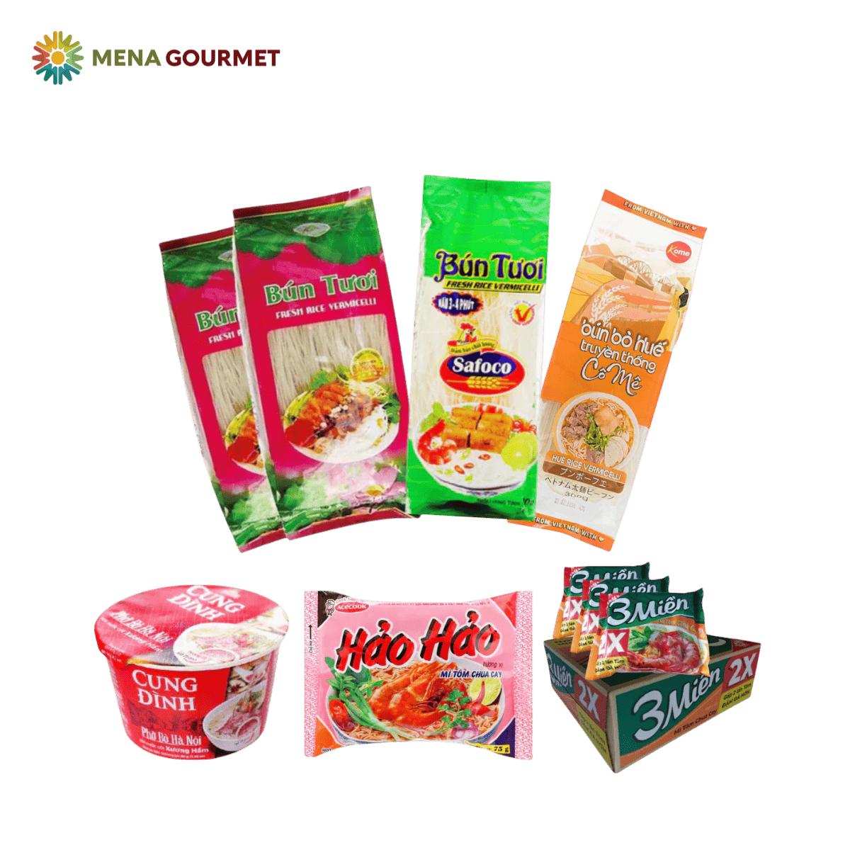 Mì - Bún - Phở - Nui - Bánh Tráng