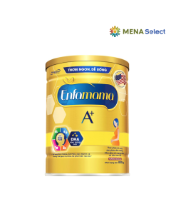 Sản Phẩm Dinh Dưỡng Enfamama A+ Sôcôla 360° Brain Plus Lon 830g