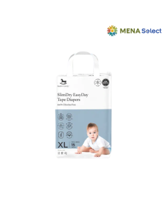 Tã dán ngày AppleCrumby Slimdry Mini size XL 15 miếng cho bé 11-16Kg