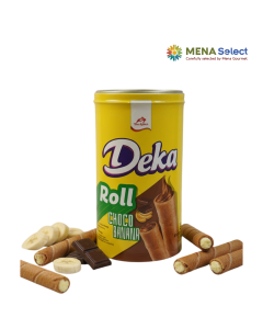 Bánh Xốp Ống Deka Sô Cô La Chuối Hộp 300g