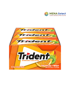 Gum Trident Trái Cây Không Đường Hộp 50.4g