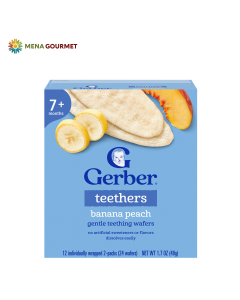 Bánh Gạo Gerber Chuối Đào HG 48g