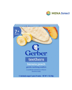 Bánh Gạo Gerber Chuối Đào HG 48g