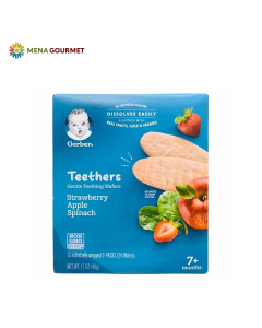 Bánh Gạo Gerber Dâu Táo Cải Bó Xôi HG 48g