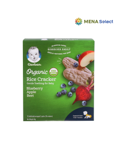 Bánh Gạo Gerber Việt Quất Táo Củ Cải Đỏ HG 48g