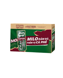 Thùng 24 Lon Sữa Lúa Mạch Nestle Milo Cà Phê 220ml