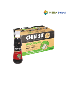 Thùng 24 Chai Nước Tương CHIN-SU Nấm Shiitake 330ml