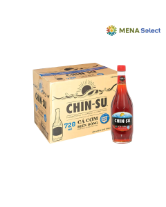 Thùng 12 Chai Nước Mắm CHIN-SU Cá Cơm Biển Đông 720ml