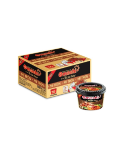 Th&ugrave;ng 12 T&ocirc; M&igrave; Trộn Omachi Thịt Xi&ecirc;n Nướng 104g