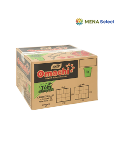 Thùng 24 Ly Mì Omachi Lẩu Tôm Càng 67g