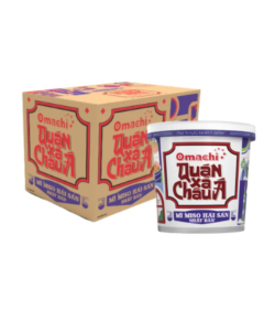 Thùng 12 Hộp Mì Omachi Quán Xá Châu Á Miso Hải Sản Nhật Bản 96g 