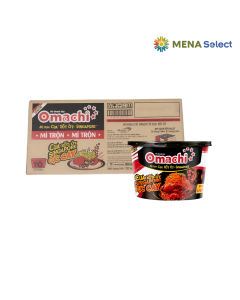 Thùng 12 Tô Mì Trộn Omachi Cua Xốt Ớt 96g