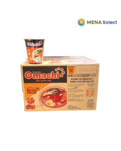 Thùng 24 Ly Mì Omachi Hải Sản Chua Cay 66g