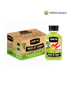 Xốt muối ớt CHIN-SU xanh thùng 12 chai x 200g