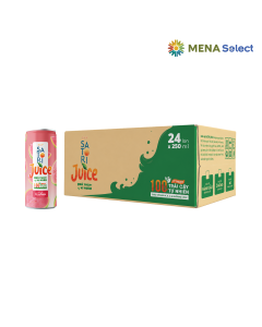 Nước ép Satori Juice vị ổi hồng thùng 24 lon x 250ml