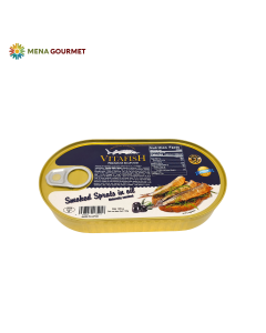 Cá Trích Hun Khói Ngâm Dầu Hiệu Vitafish Loại Premium Hộp 190g