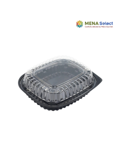 Hộp Nhựa Vuông B153 Đế M.Đen Nắp Trong