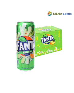 Thùng 24 Lon Nước Ngọt Green Cream Fanta Lon 320ml
