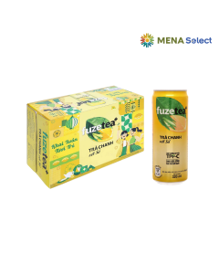 Trà Fuze Tea+ chanh sả thùng 24 lon x 320ml