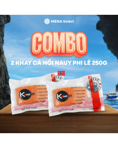 Combo 2 Khay Cá Hồi Nauy Phi Lê 250g