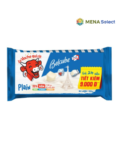 Phô Mai Vuông Belcube Vị Sữa Con Bò Cười Gói 125g