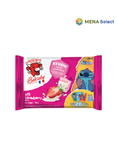 Phô Mai Vuông Belcube Ngọt Vị Dâu 15 Viên 78g