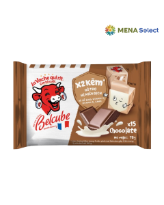 Phô Mai Vuông Belcube Socola Con Bò Cười Gói 78g
