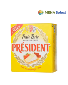 Phô Mai Petit Brie President Hộp Thiếc 125g