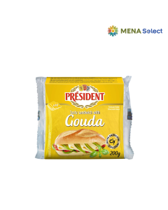 Phô Mai Lát Gouda President Gói 10 Miếng 200g